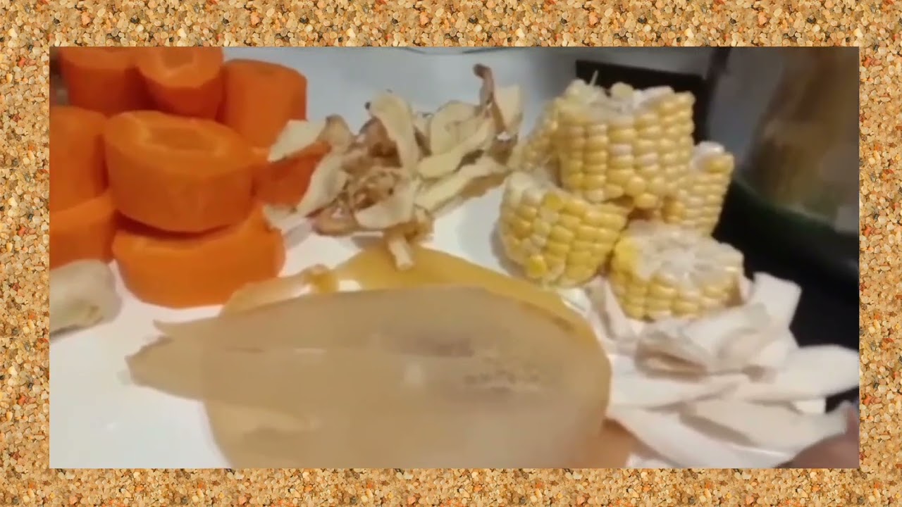 Dried Big Conch , Dried  Solomon's Seal, dried Chinese Yam,  Corn and Carrot  Soup