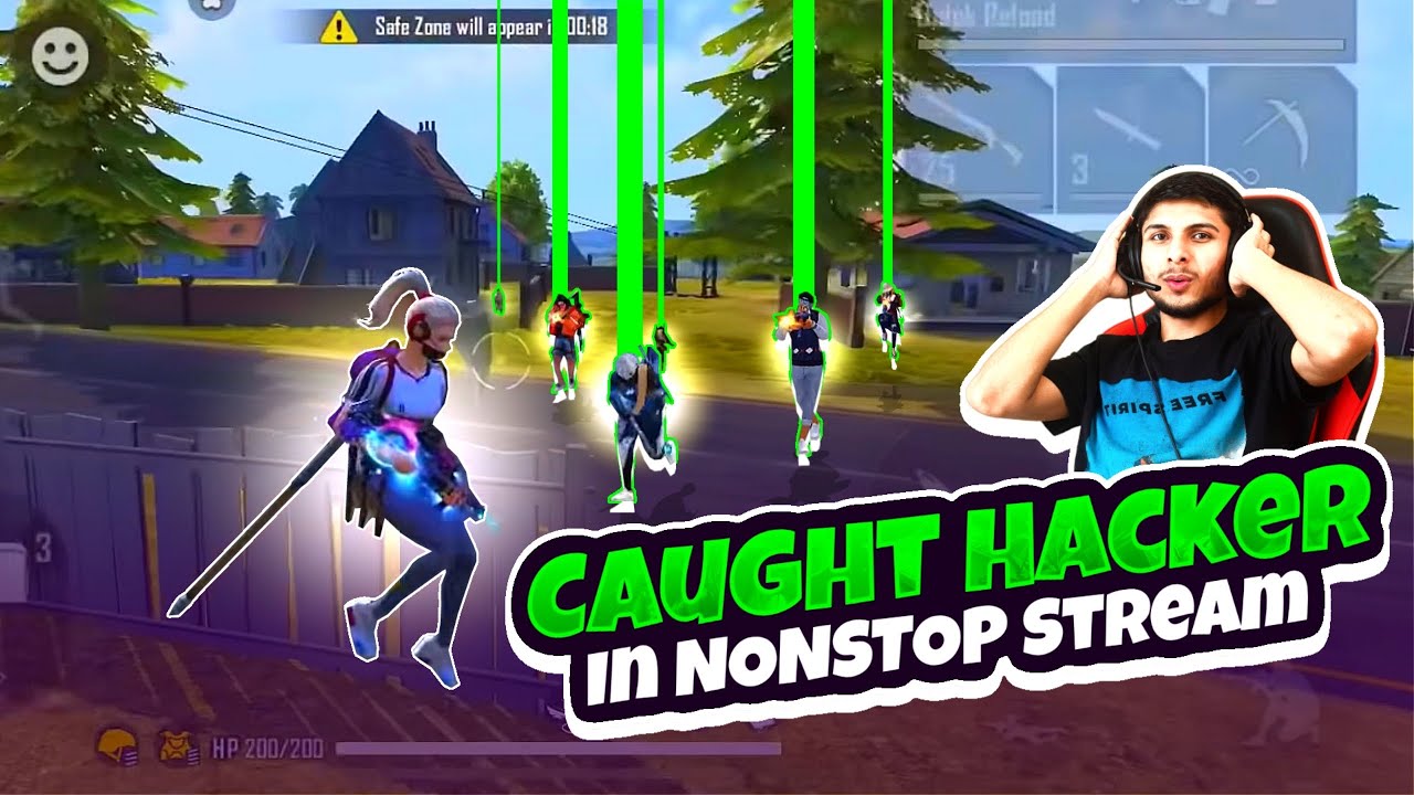 We Caught Panel User 🚫❌  in @Nonstop Gaming Livestream - Garena Free Fire NG ABHISHEK