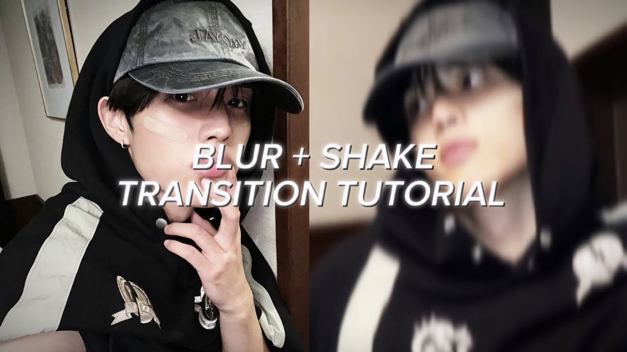 blur + shake transition tutorial (capcut)