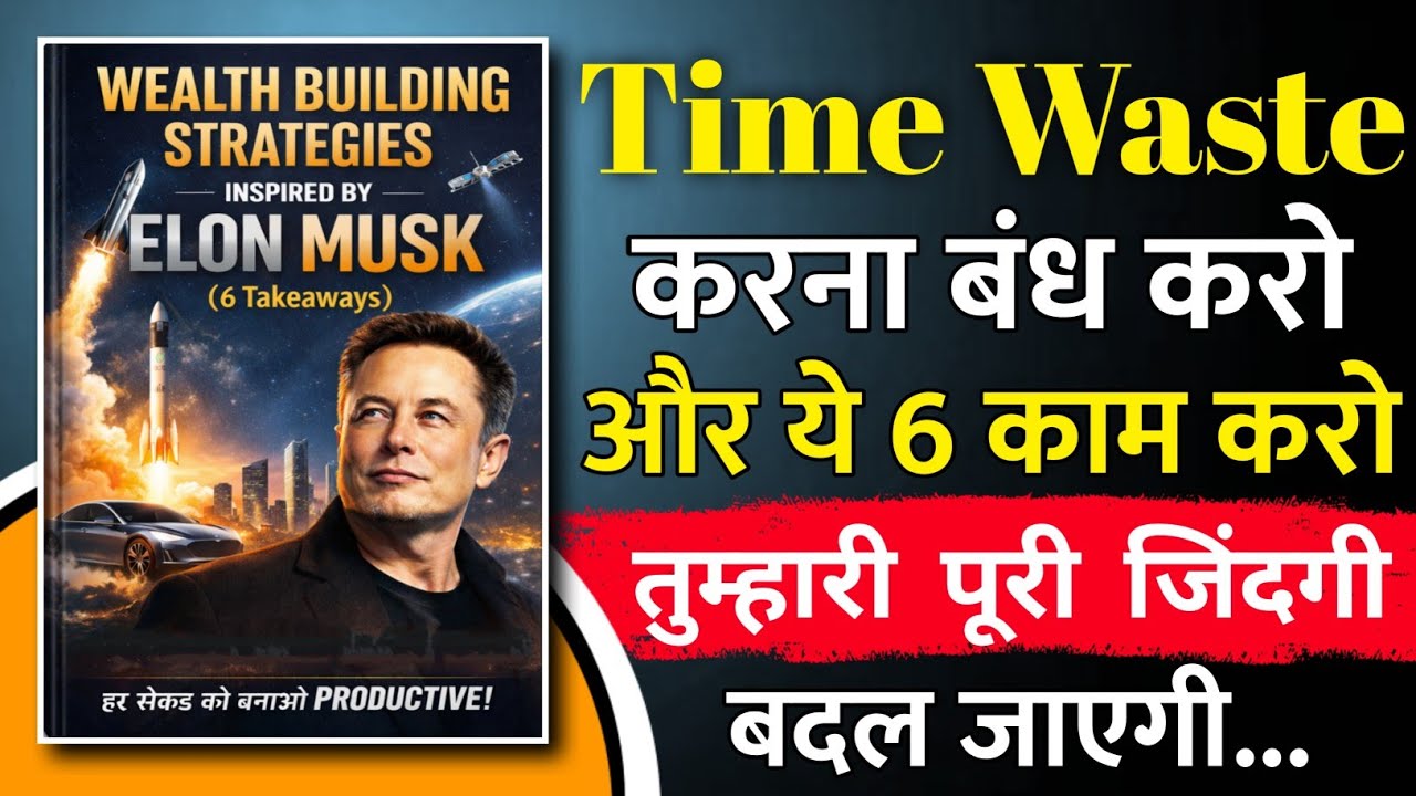 Wealth Building Strategies Inspired by Elon Musk (6 Takeaways) Time waste करना बंद करो