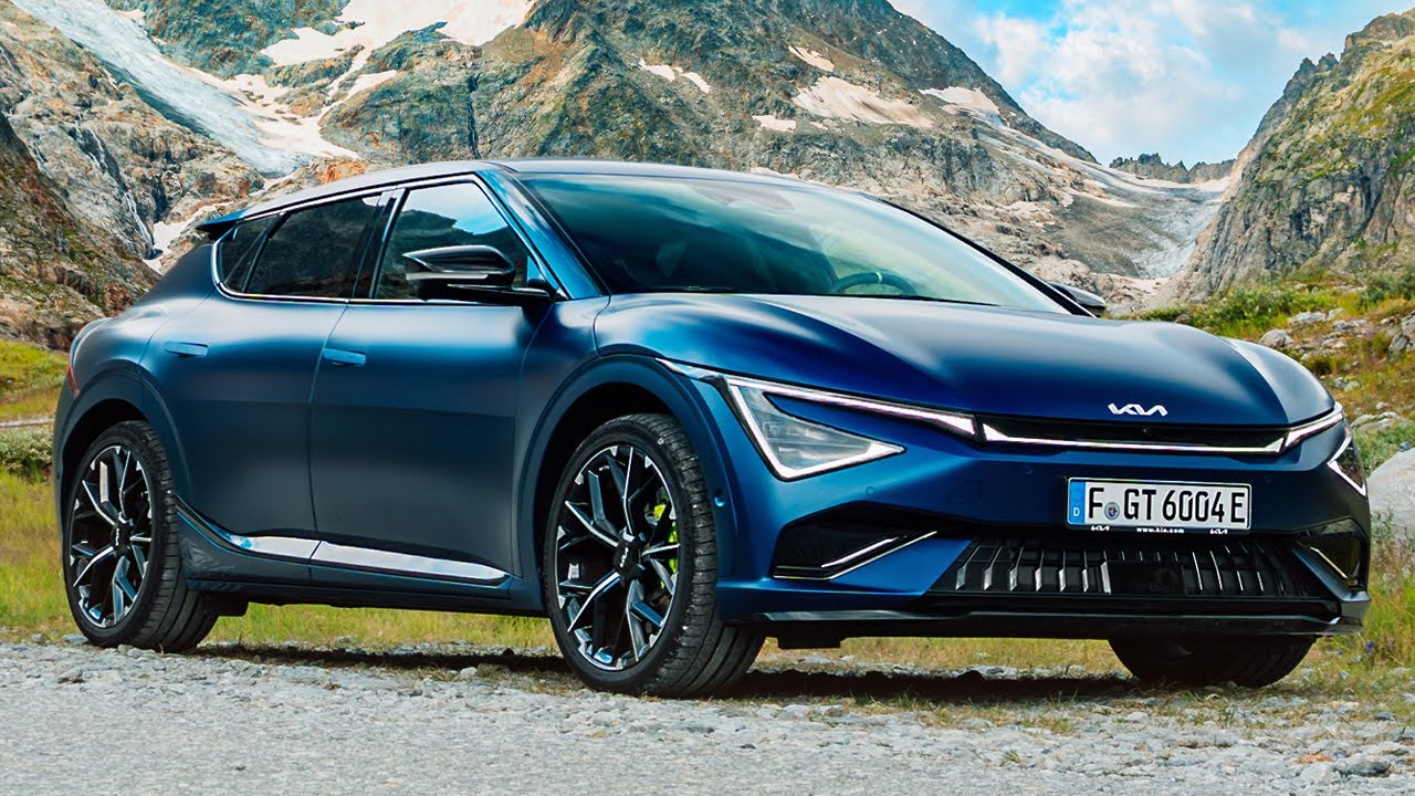 2025 KIA EV6 GT Facelift - Drive Review on the Swiss Alps