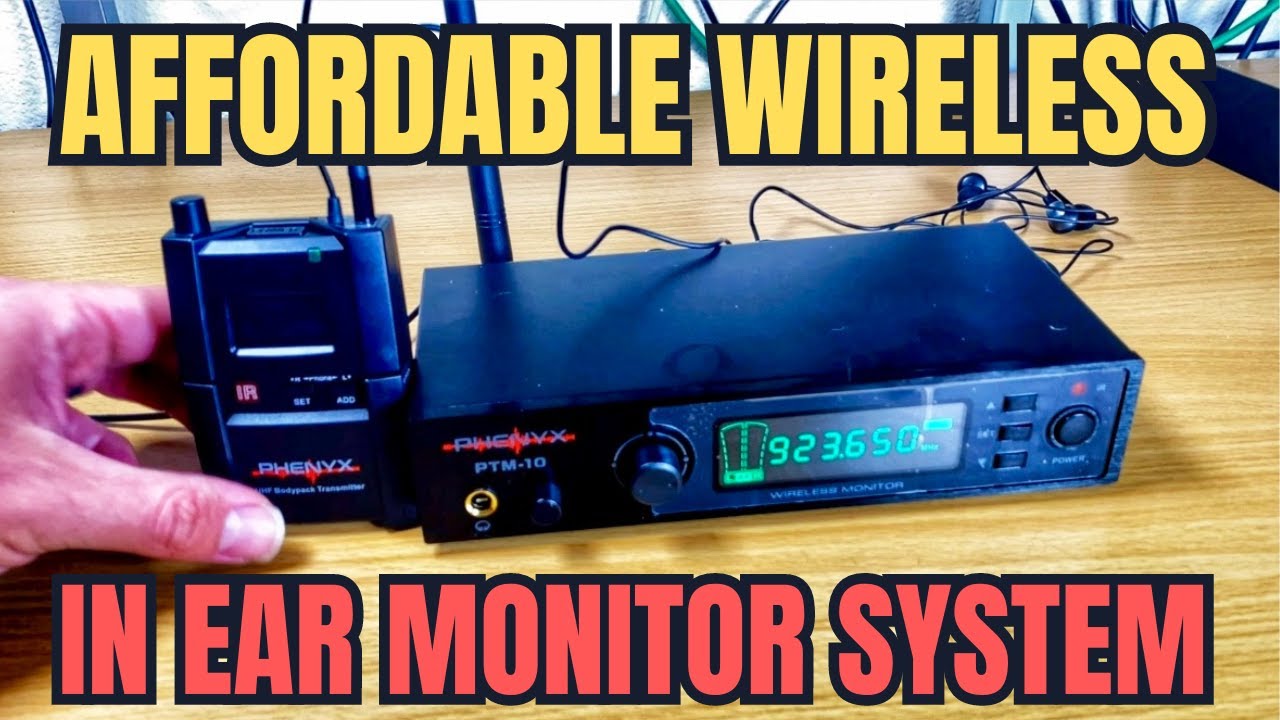 Affordable Wireless In Ear Monitor System - Phenyx Pro PTM 10