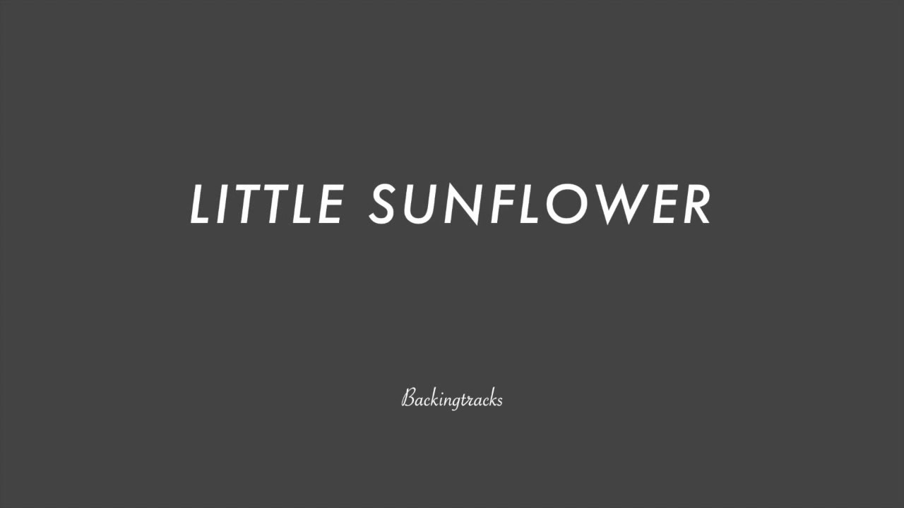 LITTLE SUNFLOWER chord progression - Backing Track Play Along Jazz Standard Bible 2