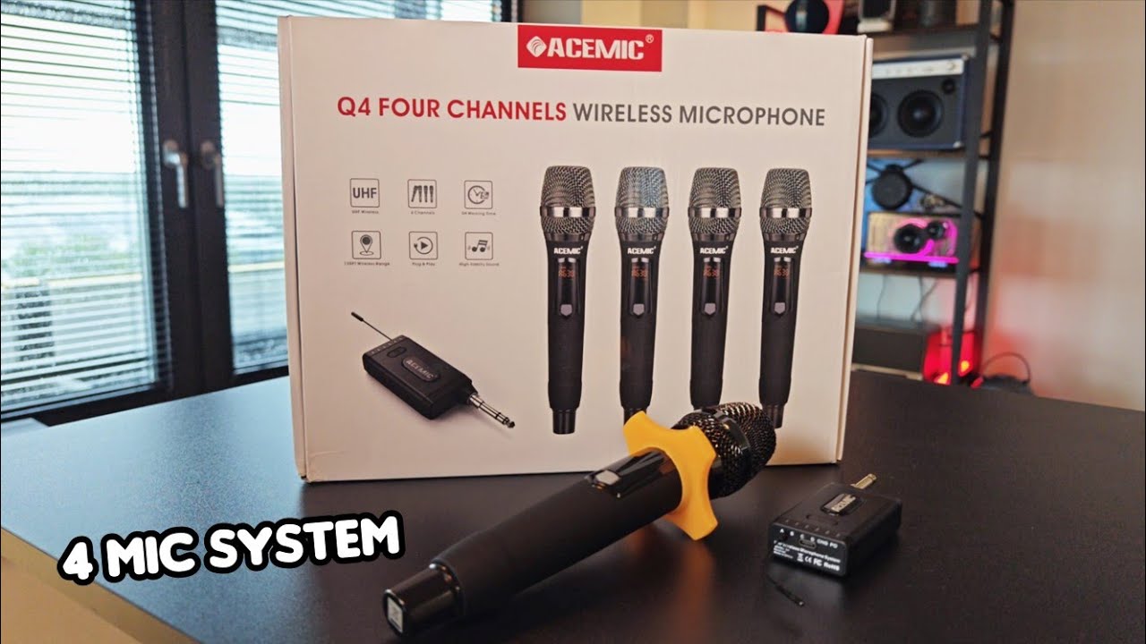 ACEMIC Q4 Four Wireless Microphones System - Short Review 