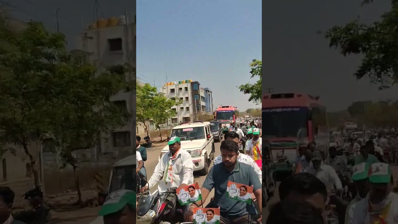 JAMAKHANDI Congress bike raili Anand MLA 🔥❤️🙏#congress #congresskarnataka