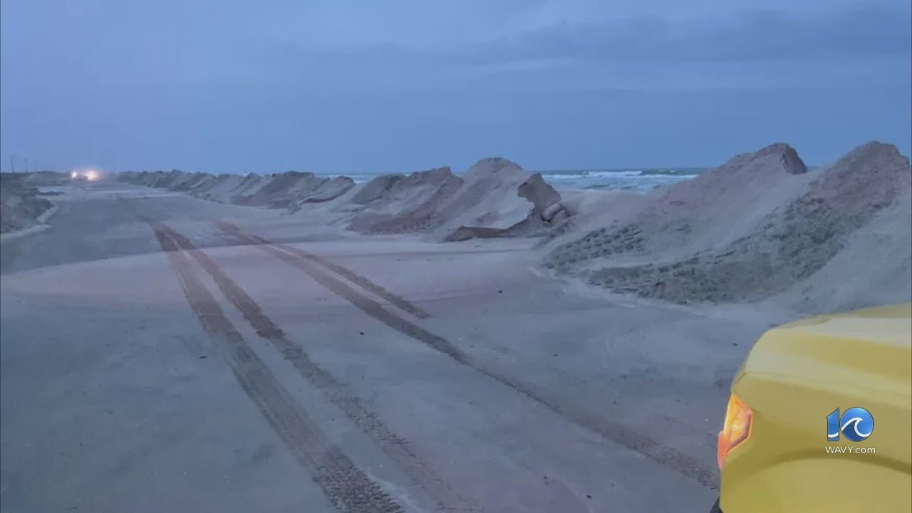 NC 12 on Ocracoke Island remains closed