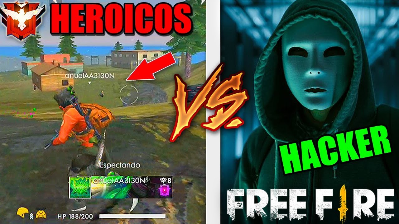 4 HEROICOS VS UN HACKER EN FREE FIRE * EXTRA&Ntilde;O *| TheHectorino