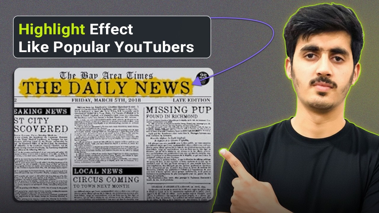 How to Make Text Highlight Effects in Premiere Pro Like Popular YouTubers