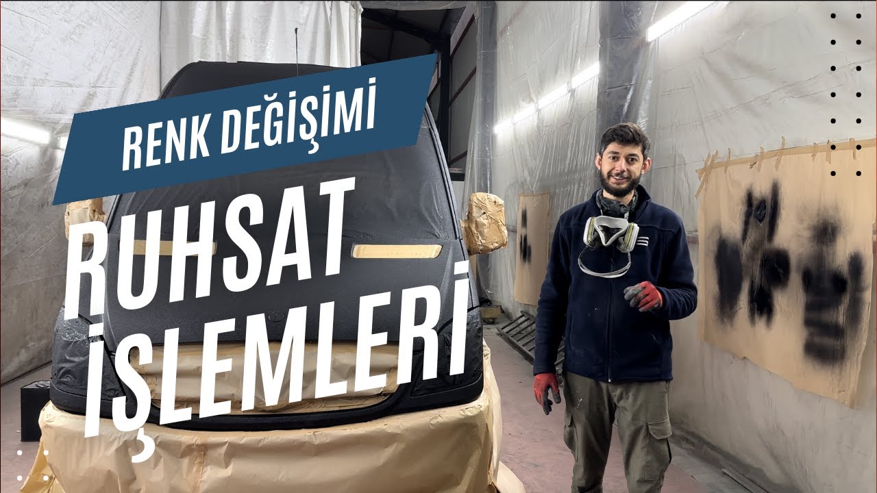 Araç Renk Değişimi İçin Ruhsat İşlemleri Nasıl Oluyor ? | Sungur Polyurea Vlog.2  @hikmetday4789