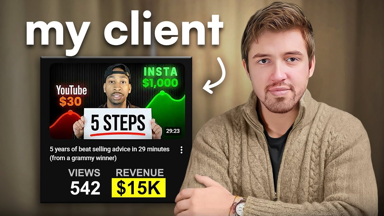 i made my client $12,593 in 3 weeks on youtube with THIS SYSTEM