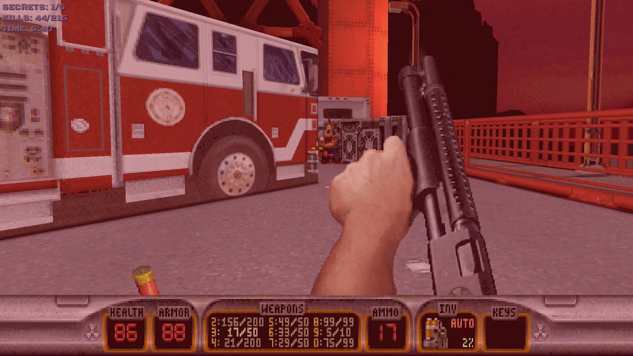Duke Nukem 3D World Tour E5M6: Golden Carnage (100% Secrets)