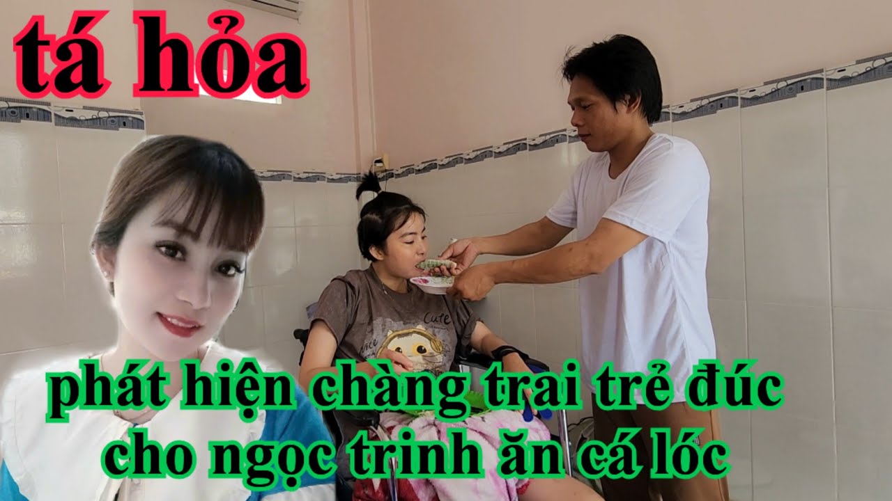 Tá hỏa phát hiện chàng trai trẻ đúc cá lóc cho ngọc trinh ăn quá ngon