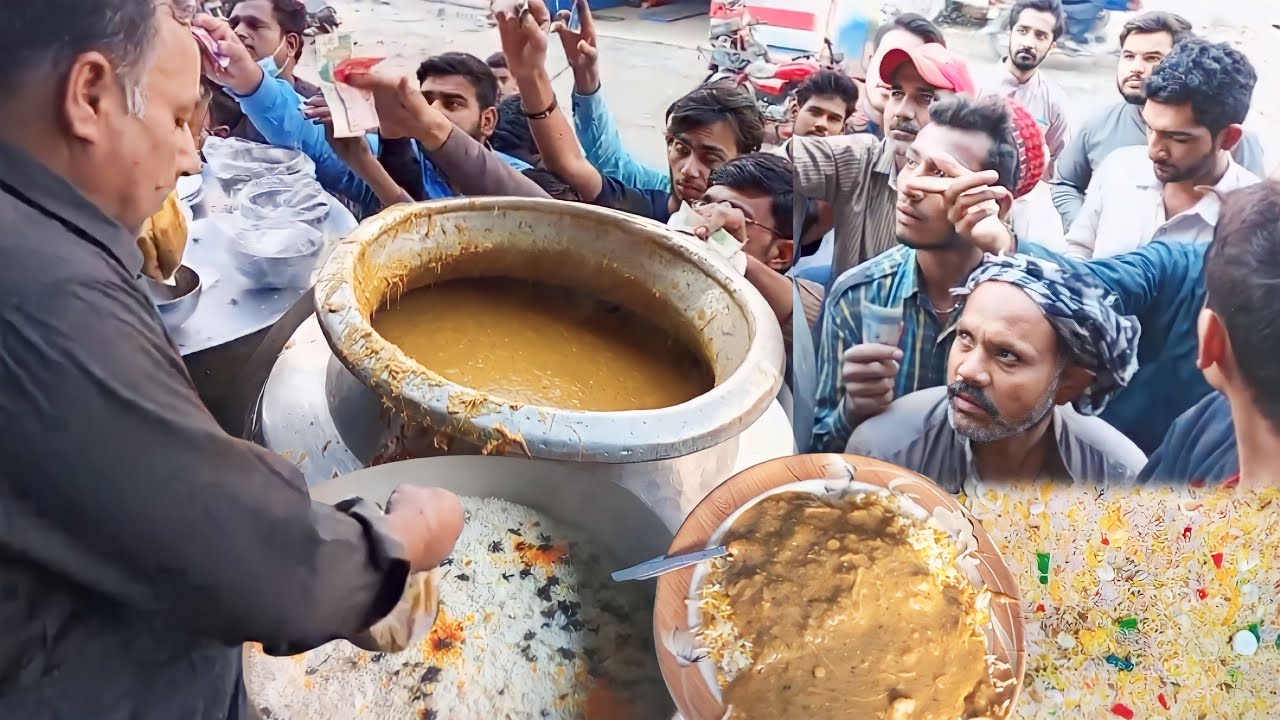 Lahori Daal Chawal | People are Crazy For Sheikh Saleem Chawal | Street Food Pakistan