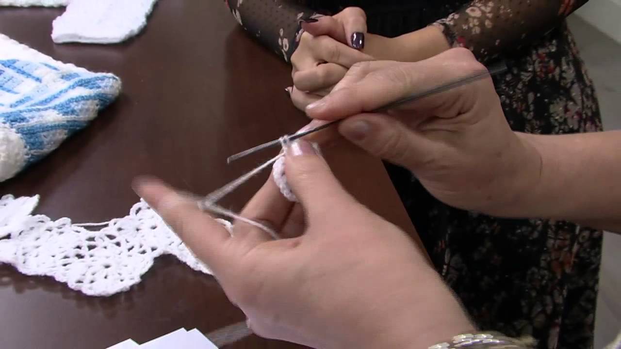 Mulher.com 18/08/2014 - Casaquinho Croche para Bebe por Vilma Maurer - Parte 1