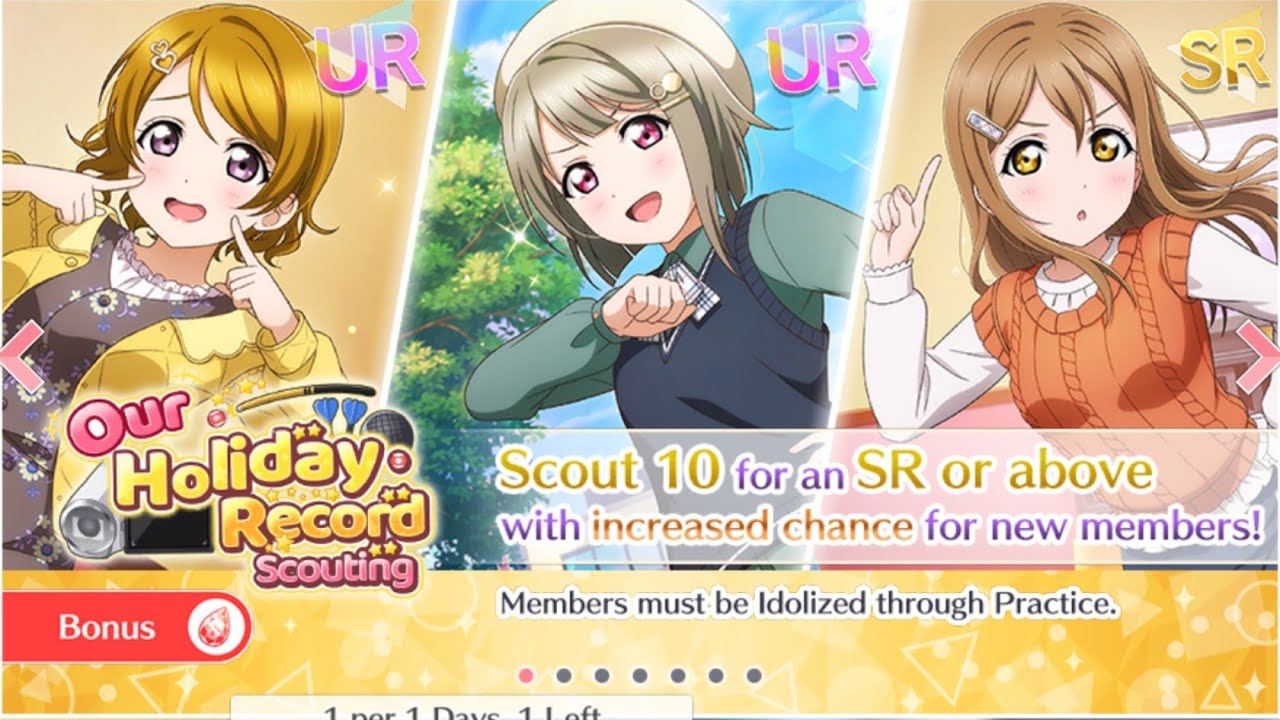 [LLSIFAS] Western Arts Hanayo & Kasumi scouting!