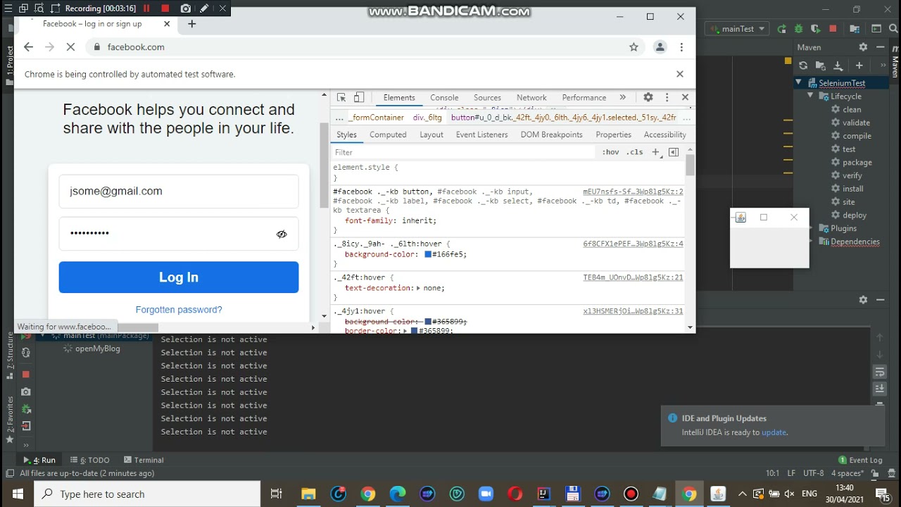 Java, Selenium, Cucumber : Automatical creation of cucumber feature file