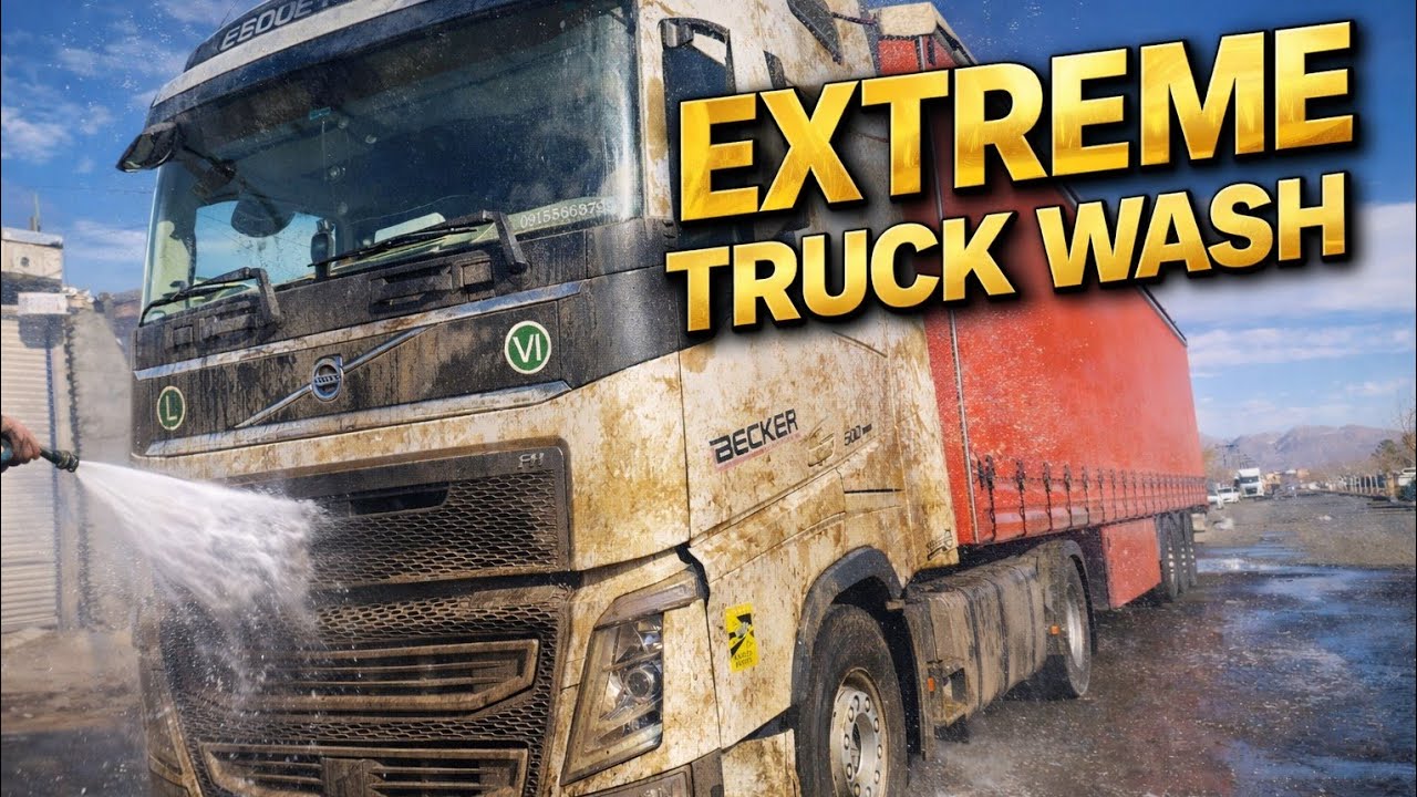 I Washed the Dirtiest Volvo FH 500 Ever! (So Satisfying)🫧🫧