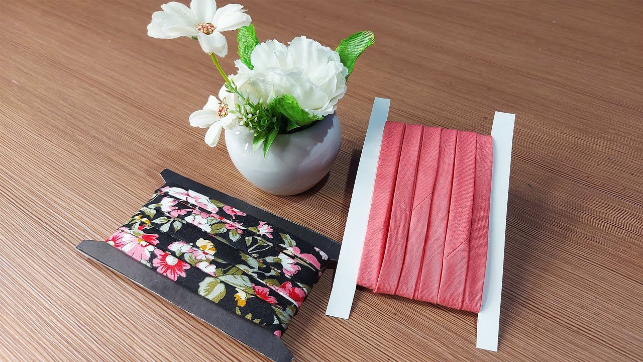 Trik Menjahit Untuk Pemula ||  Membuat Bisban Kain Serong