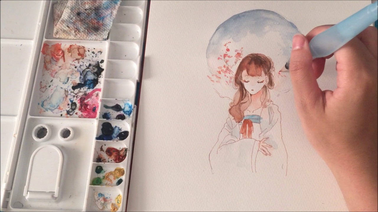 【Watercolor】 Speedpainting