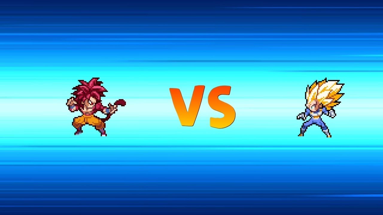 POWER WARRIORS SUPER SAIYAN 4 GOKU VS SUPER SAIYAN 3 VEGETA GAMEPLAY VIDEO #GAMERRAJPUT