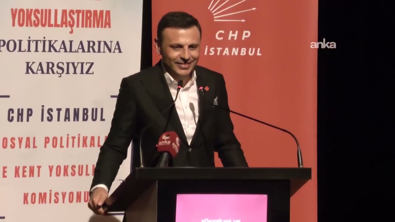 CHP İstanbul İl Başkanı Özgür Çelik, Kent Yoksulluğu Buluşmaları'nda konuştu
