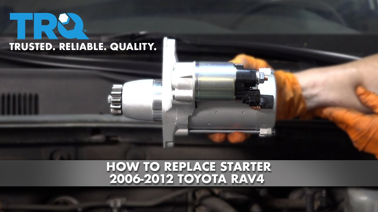 How To Replace Starter 2006-2012 Toyota RAV4