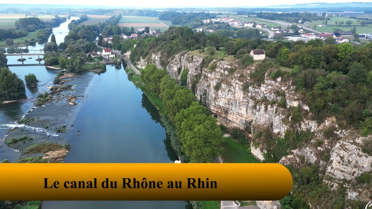 Croisière sur le Canal du Rhône au Rhin, de Dole à Besançon.