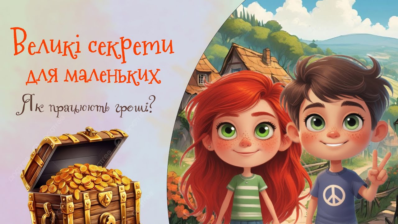 Як працюють гроші | Фінансова грамотність для дітей | Великі секрети для маленьких