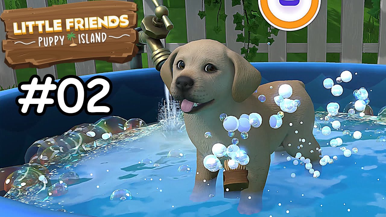 Little Friends: Puppy Island - Gameplay #02: Labrador Builds A Shop! (PC 4K UHD 60fps)
