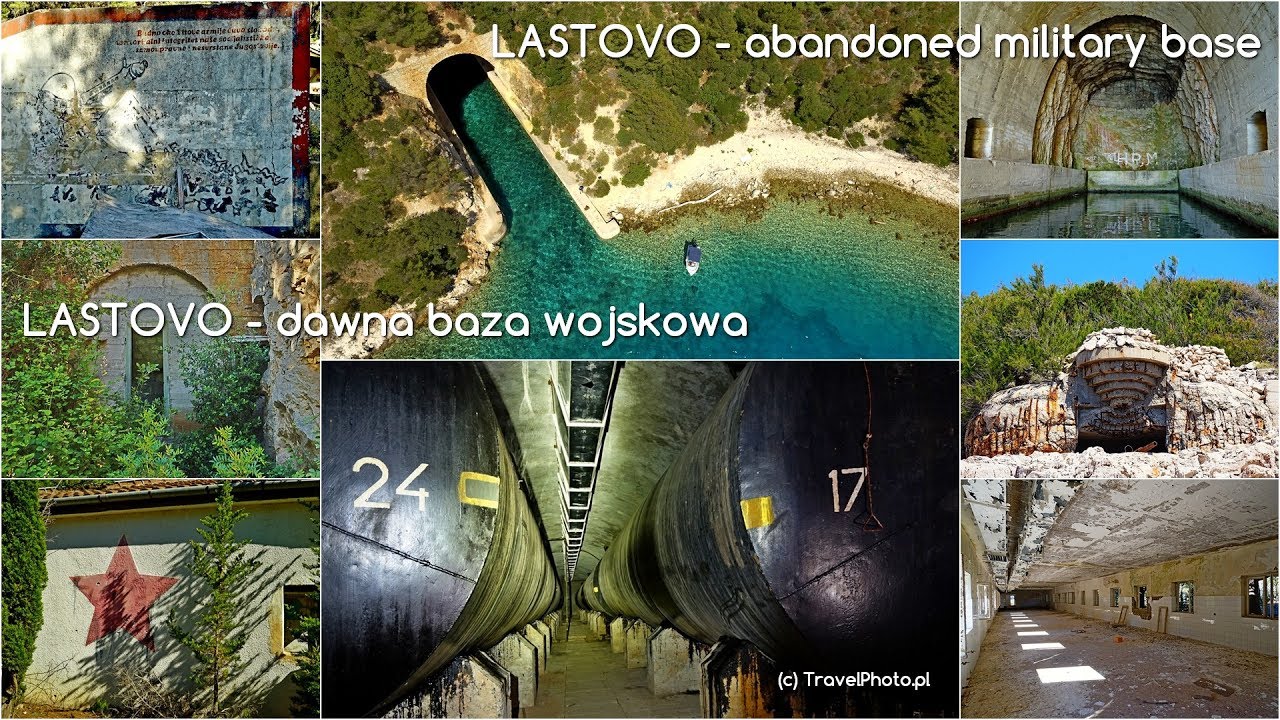 Chorwacja - Wyspa LASTOVO - militarne pamiątki (Croatia - Lastovo - military base)