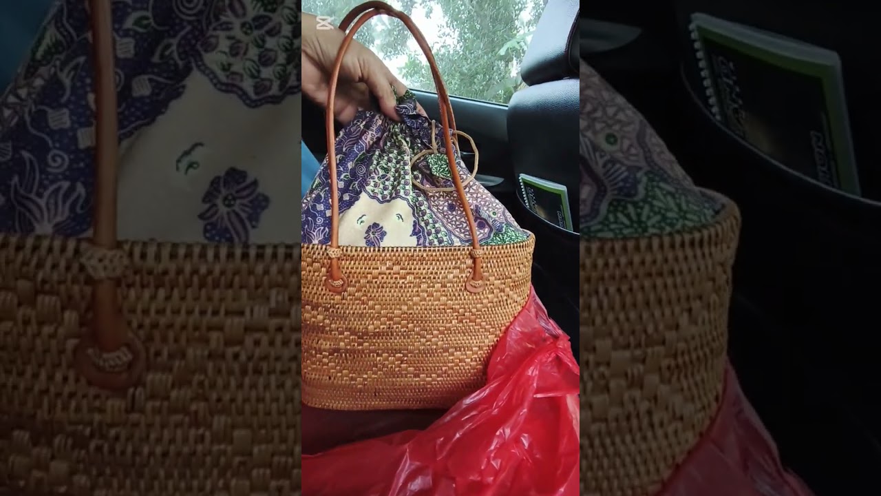 Got a rattan bag, trip between besakih temple and D