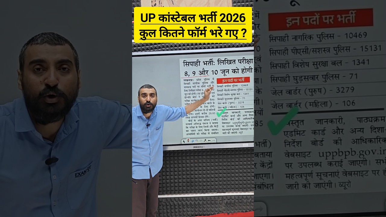 UP CONSTABLE TOTAL FORM FILL UP 2026 | UP POLICE TOTAL FORM FILL UP 2026 #exampur #uppolice #shorts