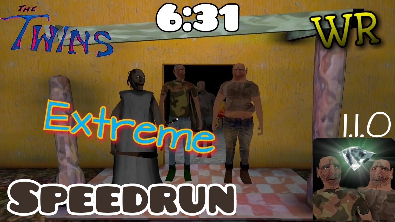 The Twins [DVloper] - V 1.1.0, World record (6:31), speedrun in extreme, full gameplay with guests