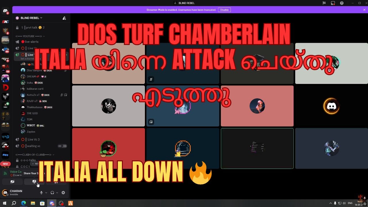 DIOS TURF CHAMBERLAIN ITALIAയിന്നെ ATTACK ചെയ്തു എടുത്തു
