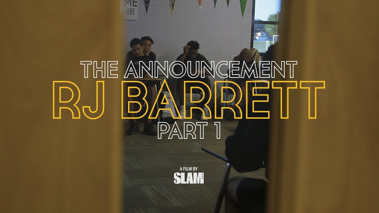 RJ Barrett: The Announcement, Part 1 | SLAM Day in the Life