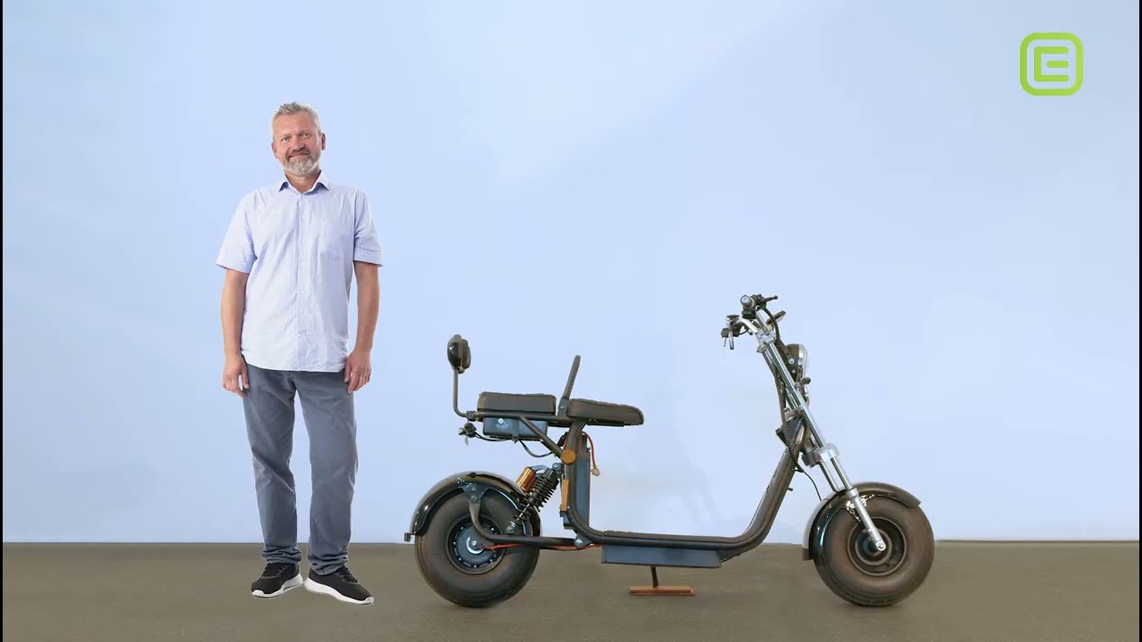 Elektro Zweirad Roller Chopper ECONELO HR2 Anleitungsvideo