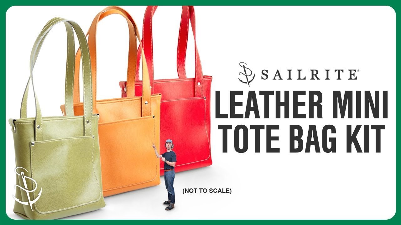 Как сделать мини-сумку-тоут из кожи Sailrite® | Полный комплект уже доступен!