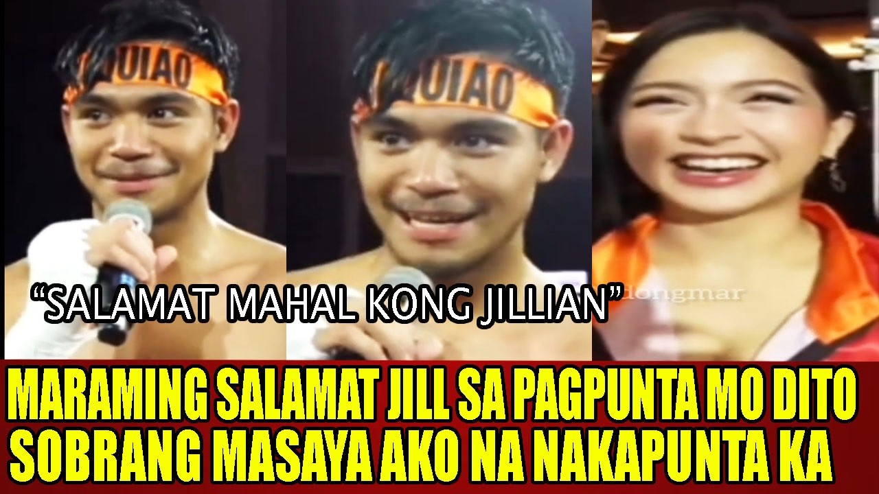 SALAMAT MAHAL KONG JILLIAN SA PAGPUNTA SA LABAN KO EMAN BACOSA NAGPASALAMAT LAY JILLIAN WARD