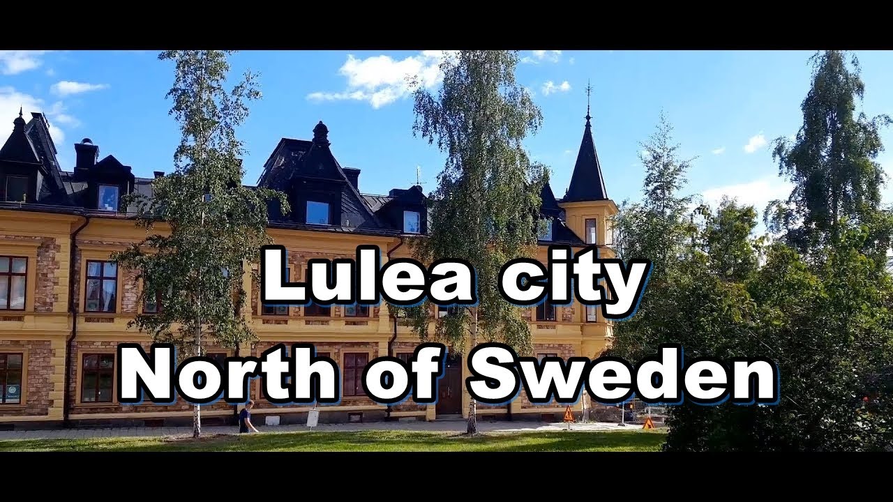 Lulea Sweden. Лулео за 19 минут. (Luleå city, North of Sweden).