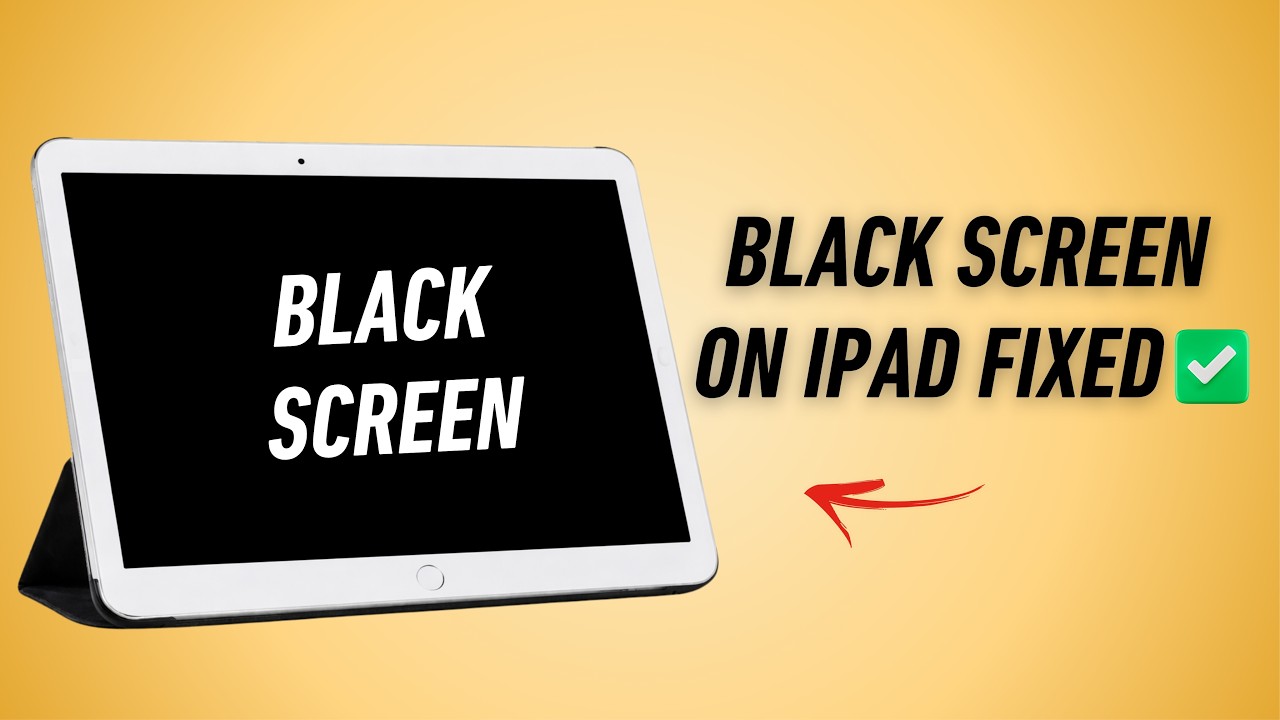 How To Fix Black Screen On iPad [2026]