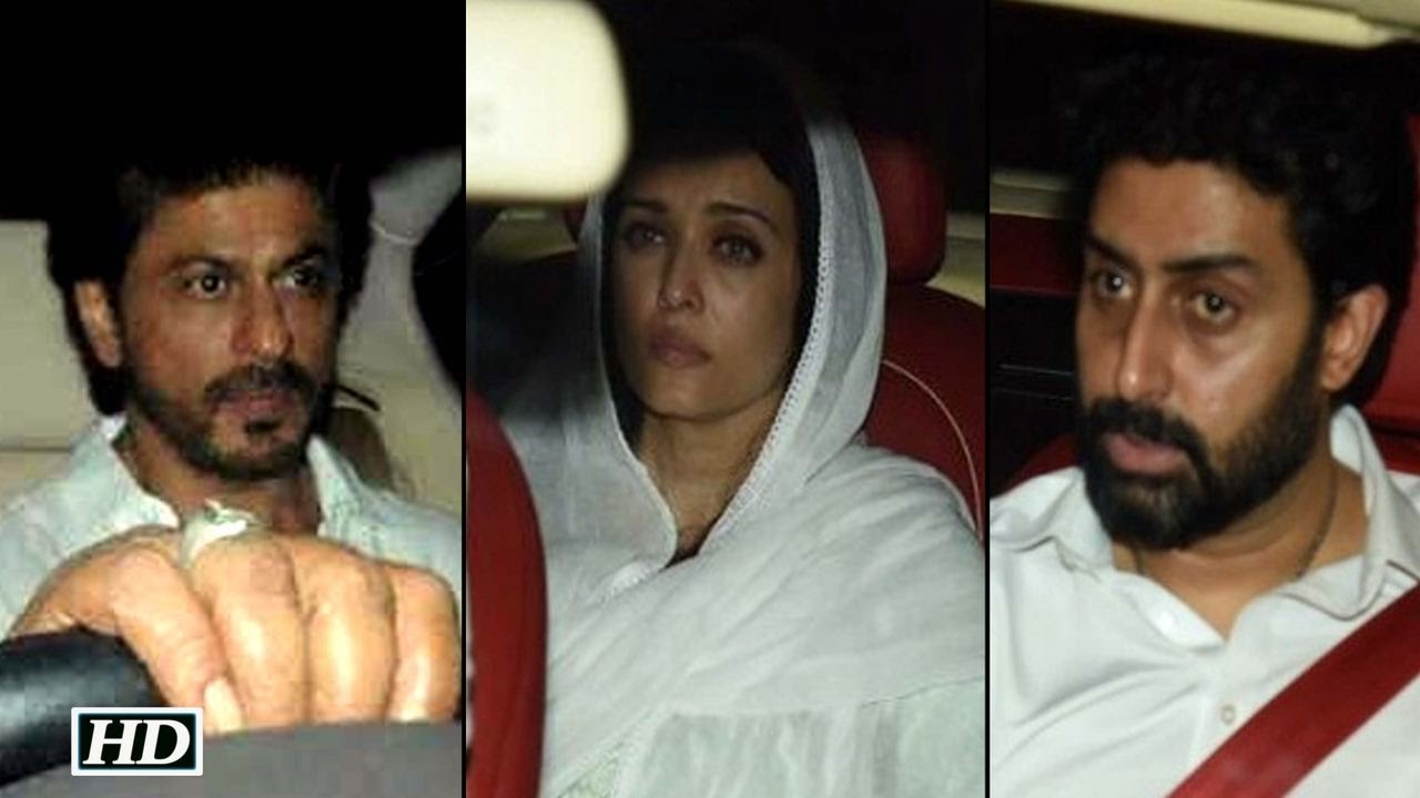Celebs at funeral of Aishwarya Rai&rsquo;s father