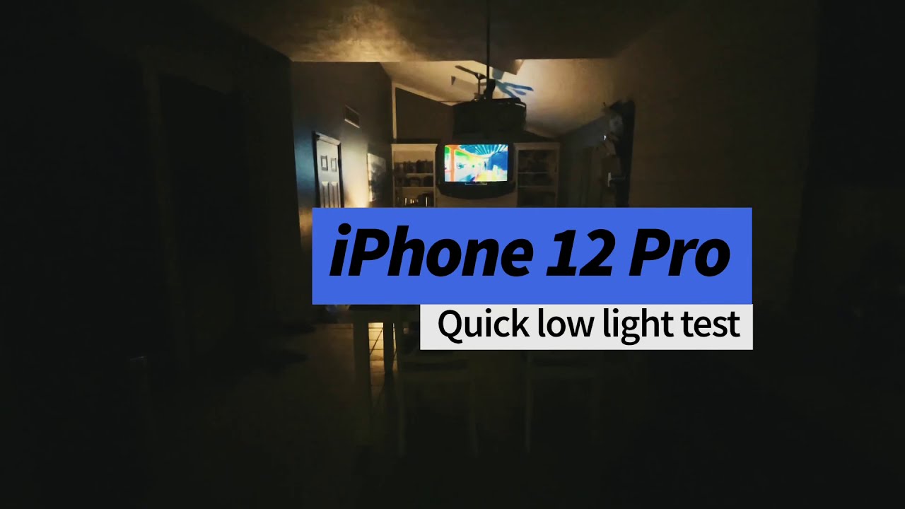 iPhone 12 Pro + Moment app (log vs. standard low light test)
