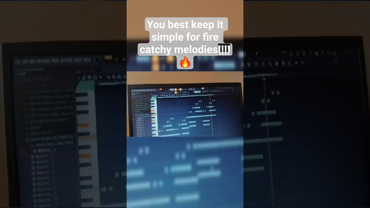 The best way to make a #melody #catchy is to make it repeatetive and switch #octaves #flstudio