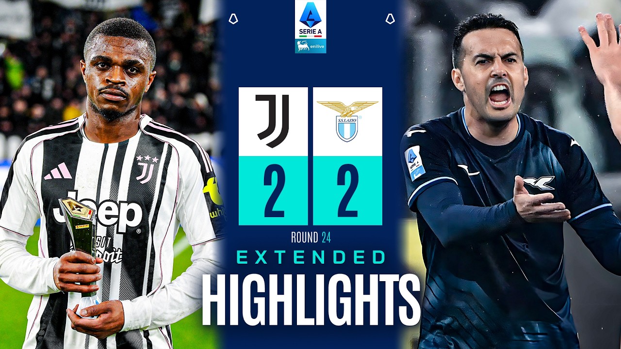JUVENTUS-LAZIO 2-2 | EXTENDED HIGHLIGHTS | SERIE A 2025/26