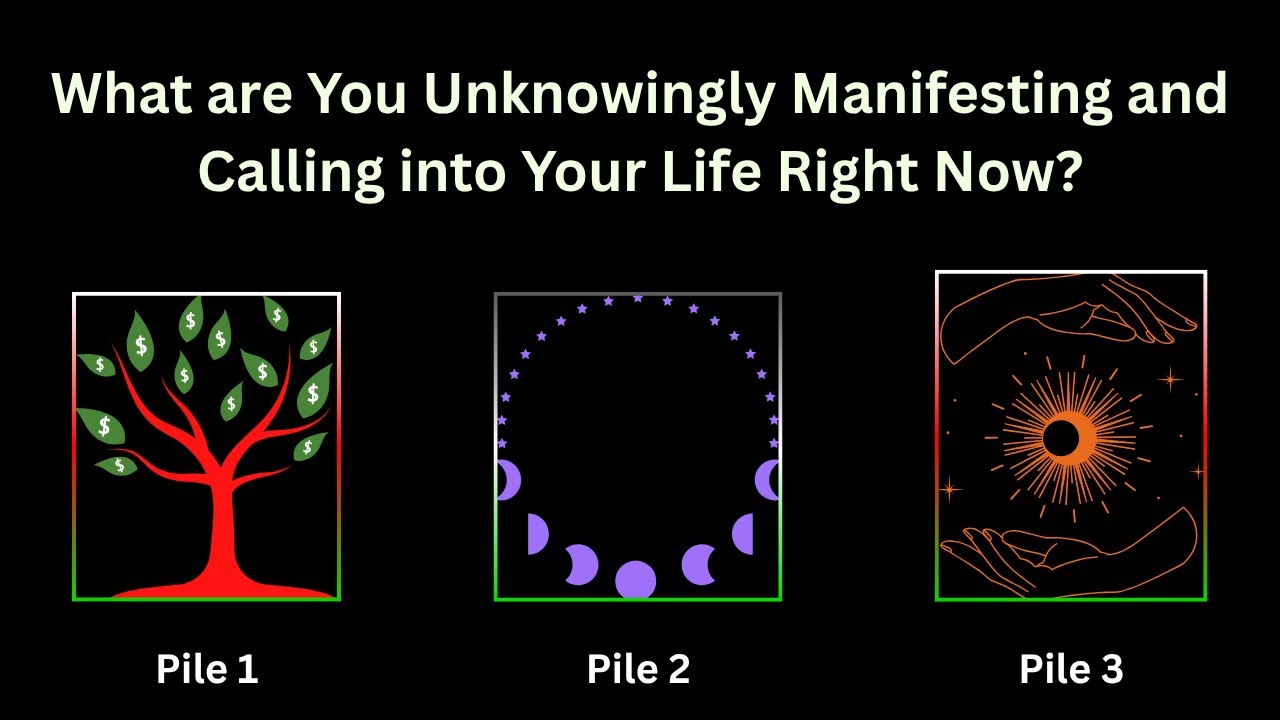 What are You Unknowingly Manifesting and Calling into Your Life Right Now? Pick-a-Card. Tarot.