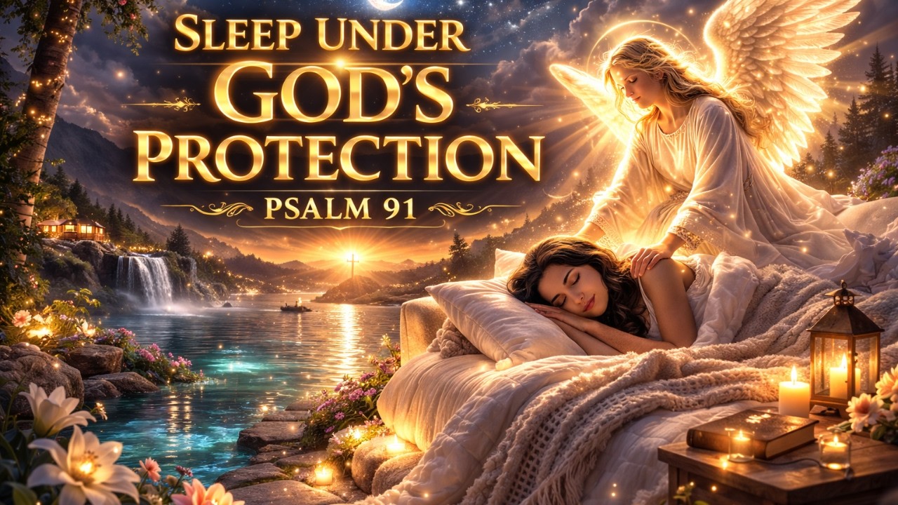 🌙 Sleep Under God's Protection | Psalm 91 Night Prayer for Peace, Safety & Deep Rest