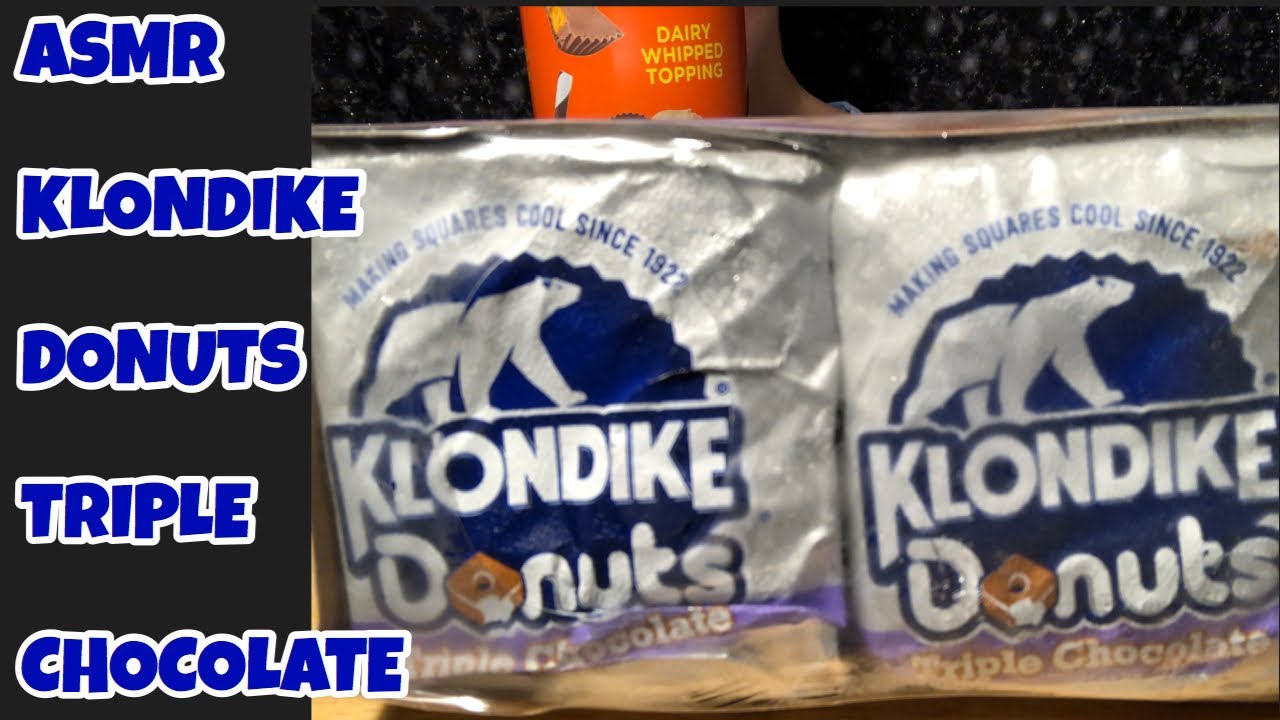 ASMR KLONDIKE  DONUTS TRIPLE CHOCOLATE
