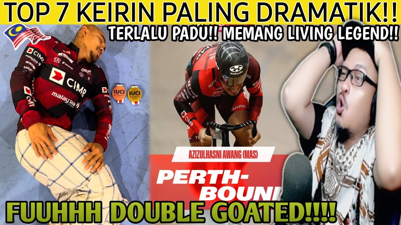 MEMANG LIVING LEGEND🔥 7 MOMEN KEIRIN PALING EPIC AZIZULHASNI AWANG BUAT PENGULAS DUNIA TERKEJUT‼️