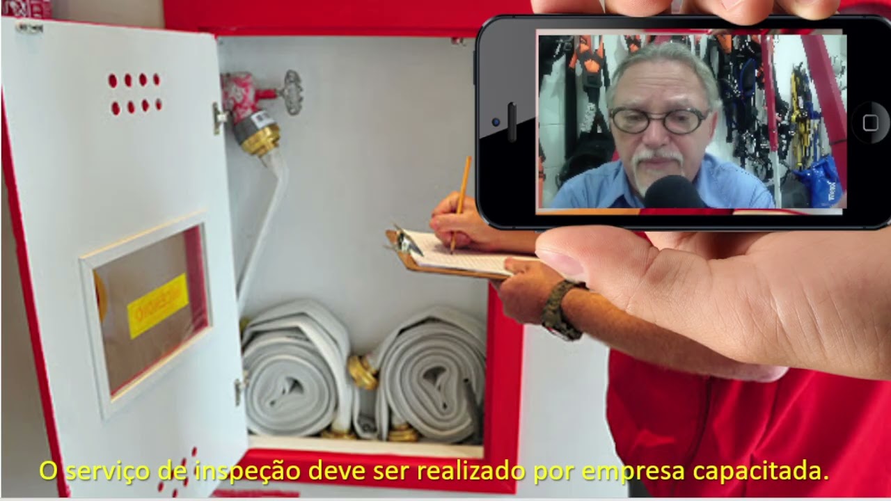 Como fazer a inspeção visual e o teste hidrostático das mangueiras de incêndio?