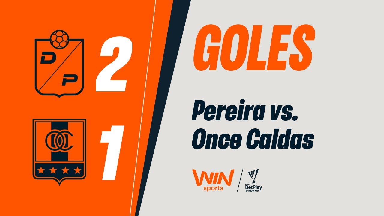 Pereira vs. Once Caldas (goles) | Liga BetPlay Dimayor 2025-2 | Fecha 5